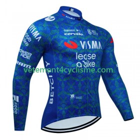 Homme Maillot vélo Manches Longues Visma Lease A Bike Tdf 2024